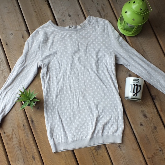 LOFT 3/4 Zip Up Knit Top Size XS - Picture 2 of 3